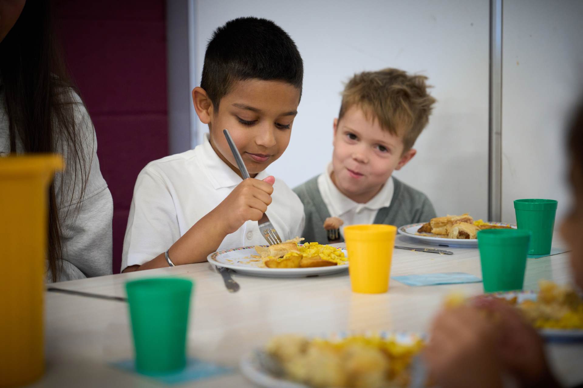 child eating